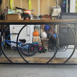 Metal/ Wood Entry Table