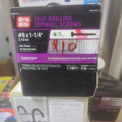 Drywall Screws $10 Per Box