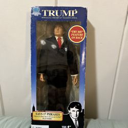Donald Trump 12” Talking Doll The Apprentice 