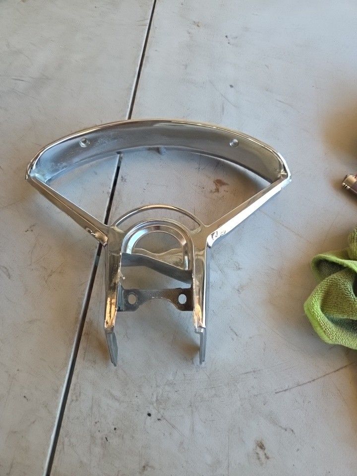 1955-56 Chevrolet 150 210 Bel Air Dash Gauge Cluster OEM Chrome 158937