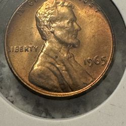 1965 Lincoln Copper Penny (From Mint Set)