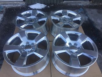 20” CHEVY TAHOE SUBURBAN SILVERADO AVALANCHE GMC YUKON SIERRA DENALI CADILLAC ESCALADE WHEELS RIMS