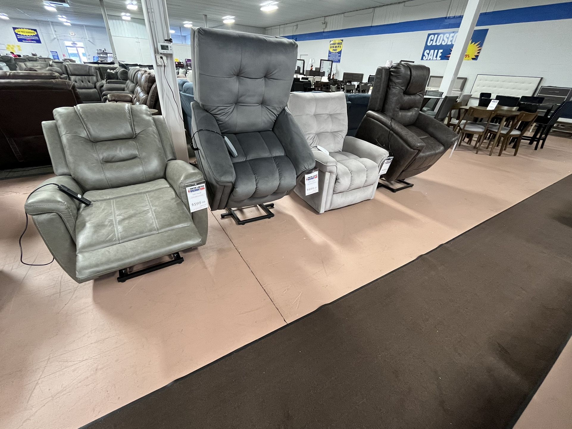 Power Reclining Lift Chairs In Stock!