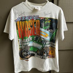 Steve Kinser Signed racing graphic tshirt