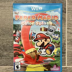 Paper Mario Color Splash Wii U 