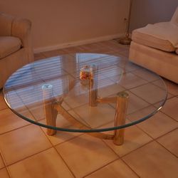 Matching Glass Tables 