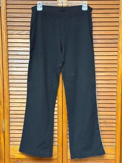 Moda International L Women’s Black With Side Stripe Activewear Pants