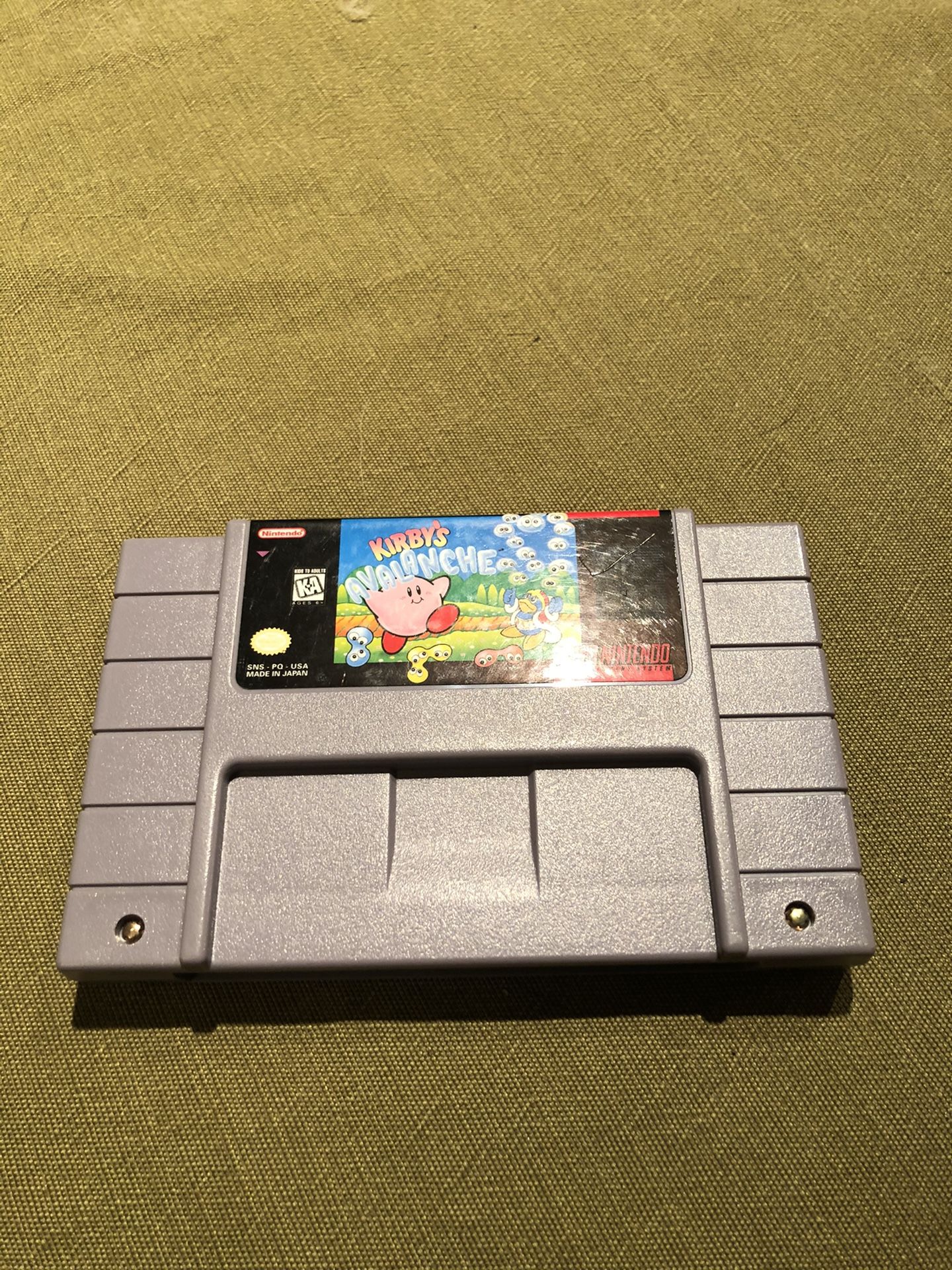 Kirbys Avalanche Super Nintendo