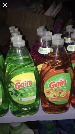 Gain Ultra Dishwashing Liquid $1.69 each.