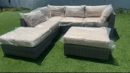 Outdoor Furniture Modular Patio Sectional Sofa Love Seat✨New