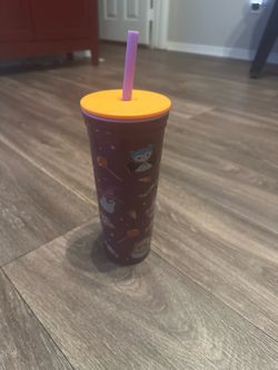 Zak Squishmallow cup with straw