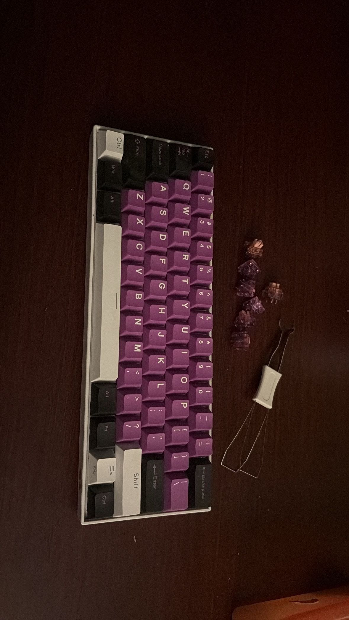 Custom Redragon Keyboard Flamingo Switches