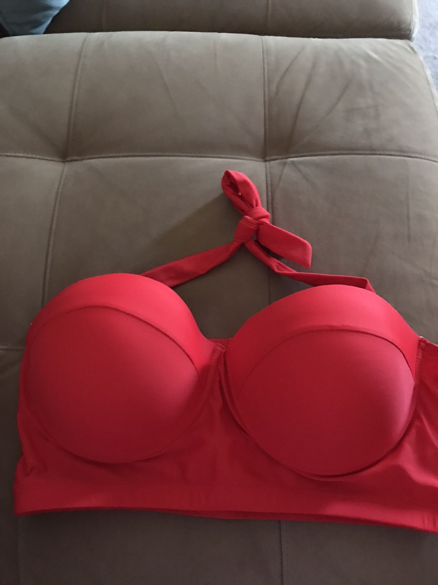 NEW! RETRO HALTER BIKINI TOP 5XL