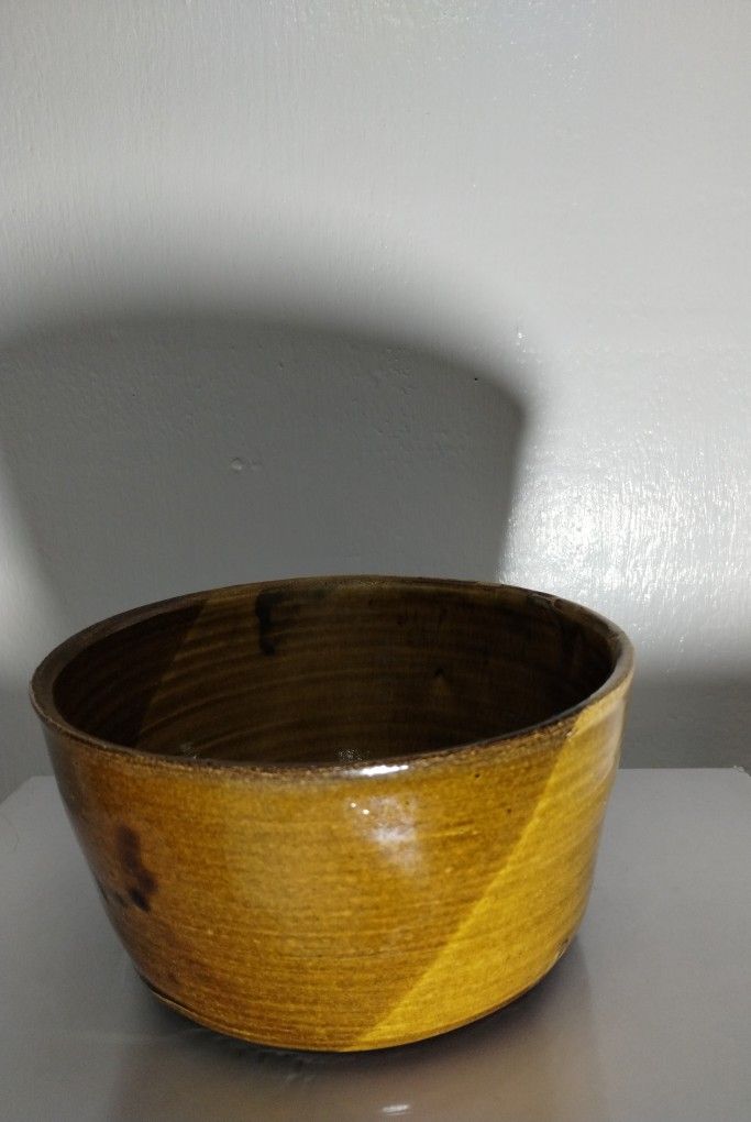 DOWNS STUDIO POTTERY BOWL POT PLANT HOLDER 6.5"×3.5"