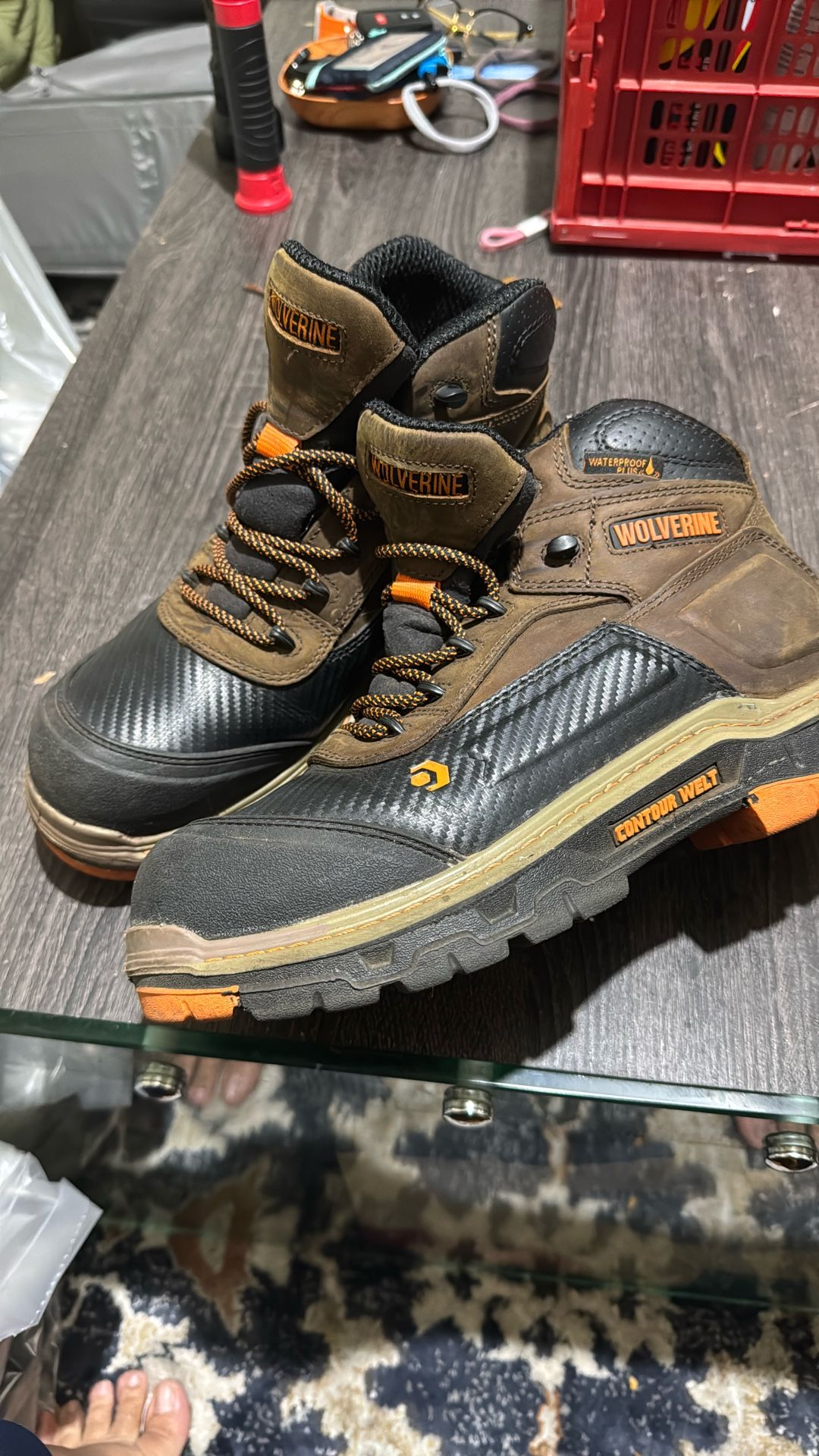 FREE WORK BOOTS SIZE 9