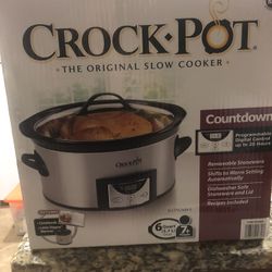 6 Qt Crock Pot (7 Person) With Mini Sauce Warmer Pot