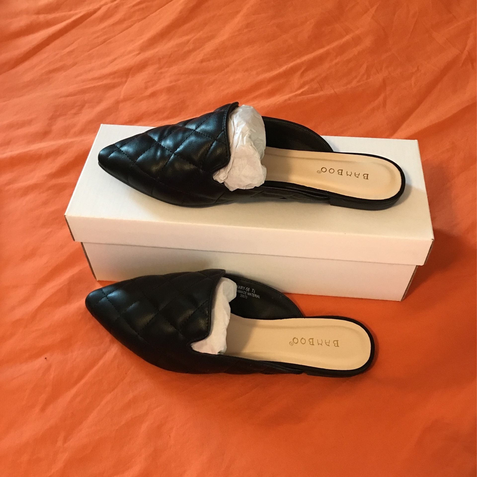 Bamboo Leather Loafer/Mule -Women’s