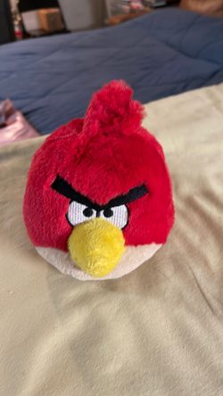 Red angry birds plush