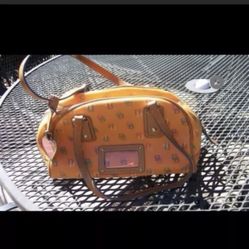 Dooney And Bourke Retired Bowling Bag Purse