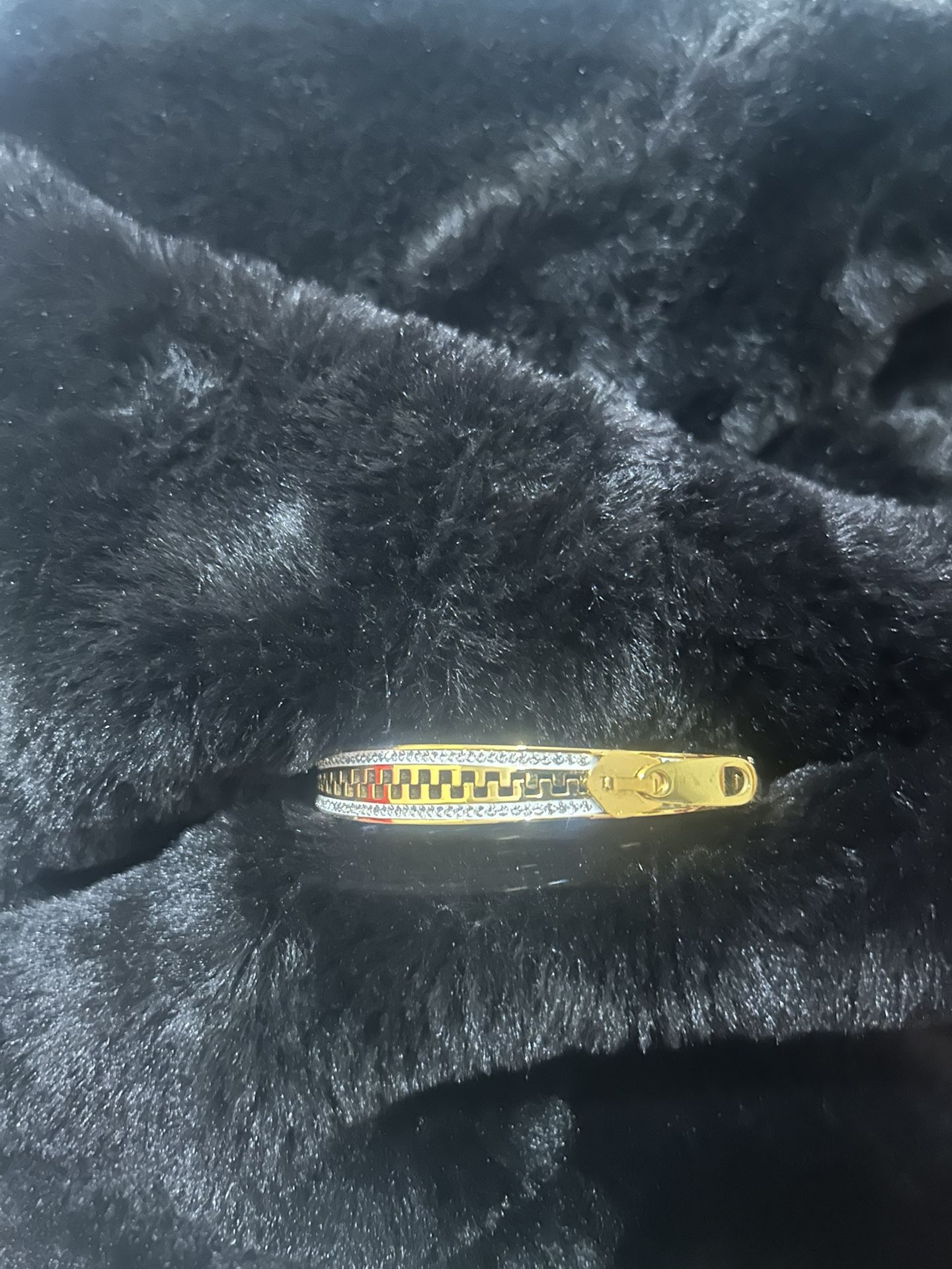 Golden Zipper Bracelet