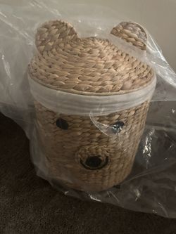 Small Bear Hamper Basket