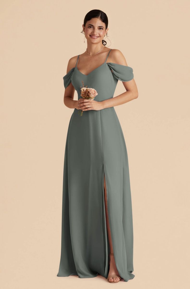 Birdy Grey Devin Sea Glass Bridesmaid Dress Size XL