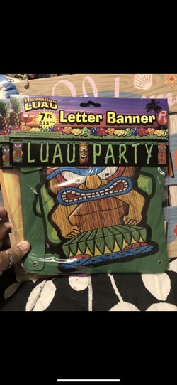 Luau party decorations