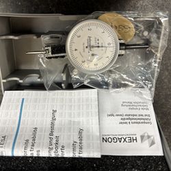 Tesa Interapid 74.111372 1.5" .0001" Graduation 312B-3 Dial Test Indicator New machinist tool haas.