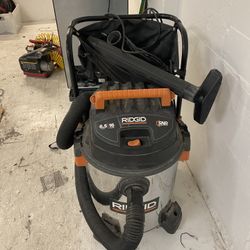 The RIDGID vacuum - model #WD19560