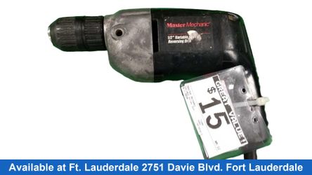 Master Mechanic Tv380 Black Corded Screw Gun
