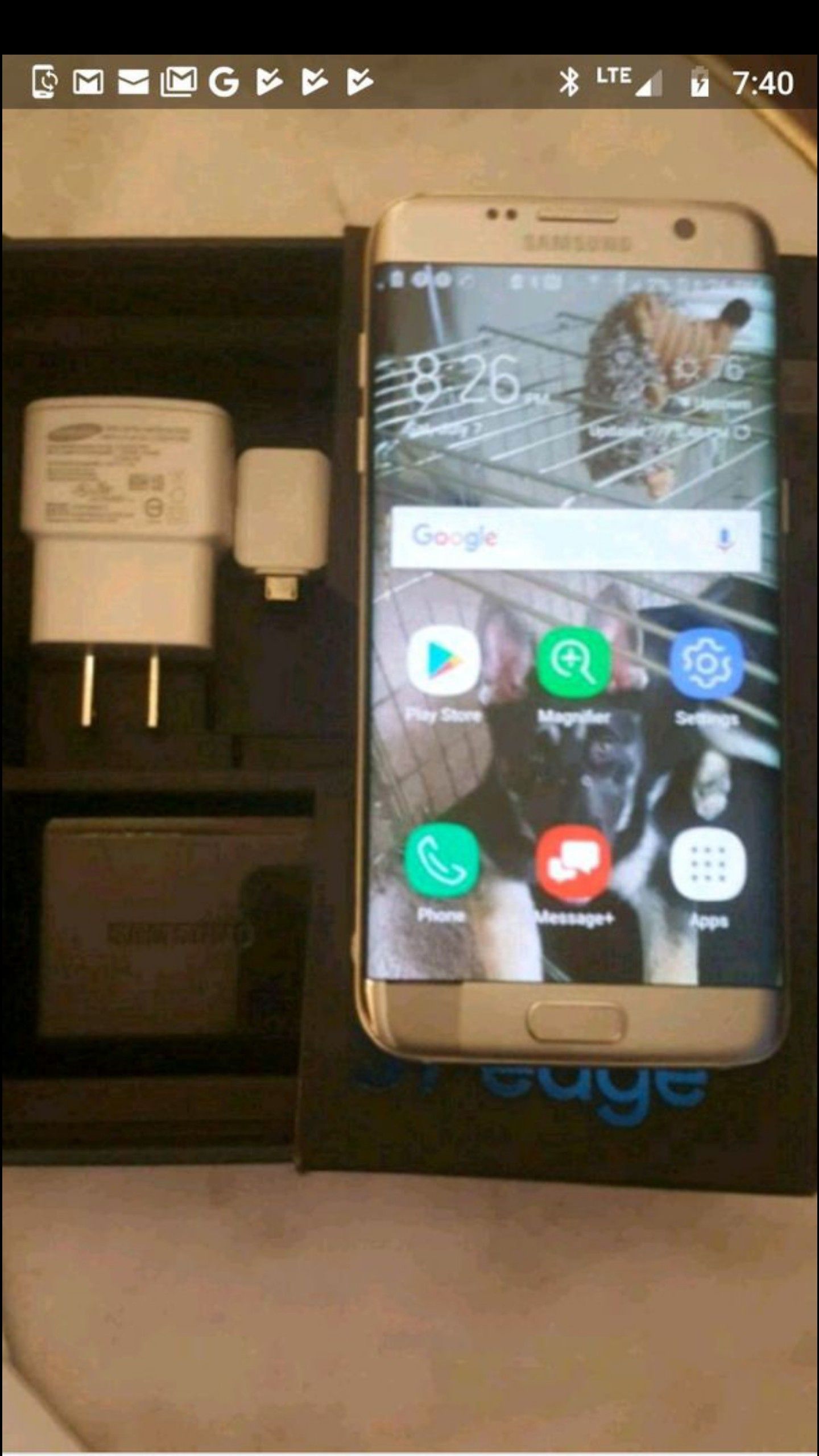 Samsung Galaxy s7 Edge Used 1 week