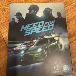 Need for Speed PS4 PlayStation 4 - Complete STEEL METAL TIN CASE 2015 EA GAMES