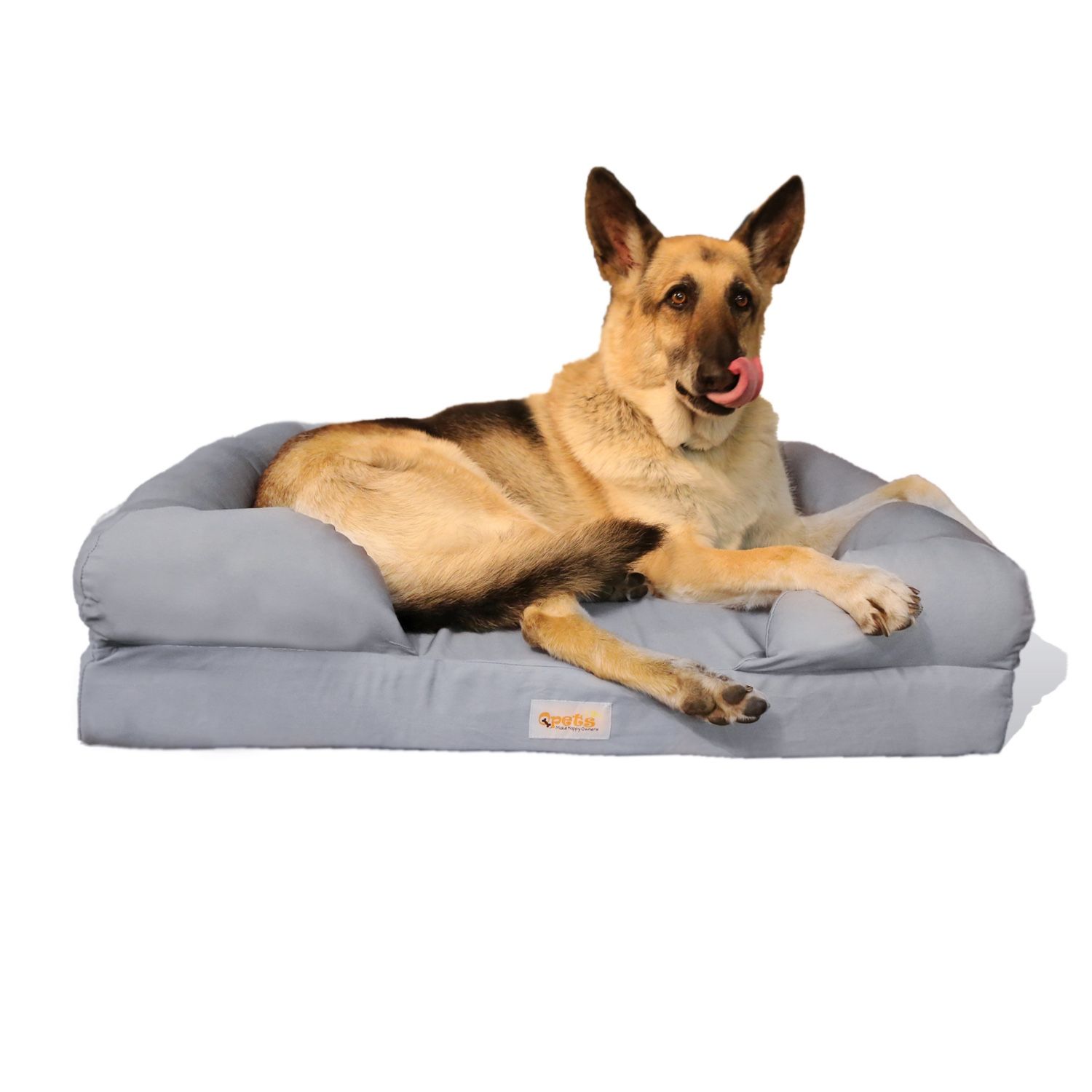 Large 36”L dog bed memory foam waterproof and washable cover