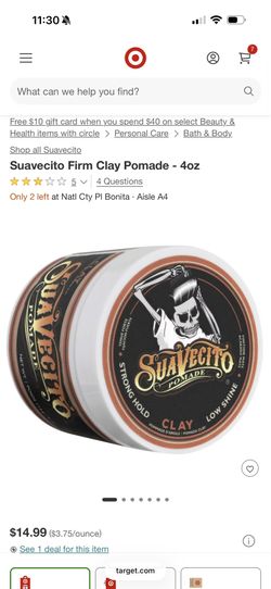 Clay Suavecito Pomade 