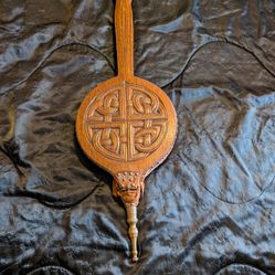 Arthur Simpson Carved Oak Arts and Crafts Bellows