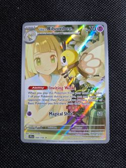 Lillie's Ribombee 164/159 Holo Rare Pokémon Card