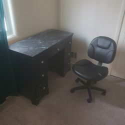 Desk And Chair