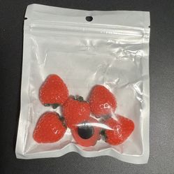 Strawberry Crocs Accessories New