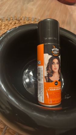 Black Spray On Temporary Spray Color