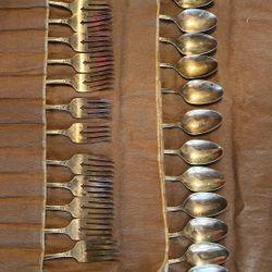 Silver Flatware Service For 12