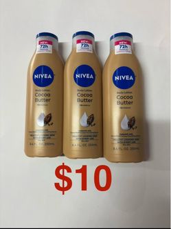 Nivea Cocoa Butter Body Lotion 3-Pack