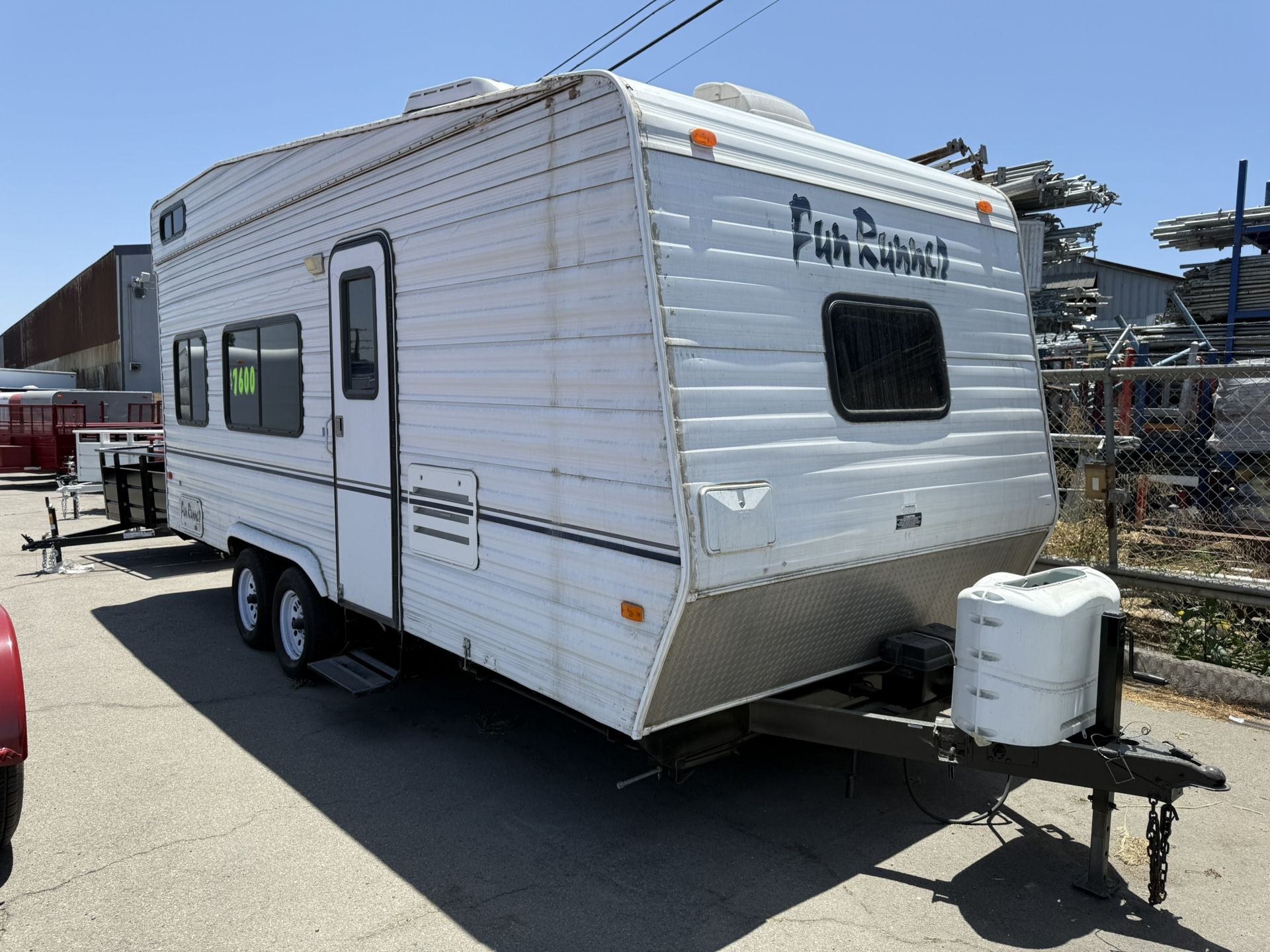 Used Carson Trailer Fun Runner 8’ X 20’ 7K GVWR