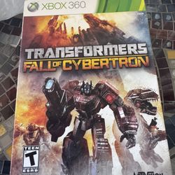 Transformers Fall Of Cybertron For Xbox 360 For Sale Or Trade 