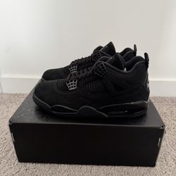 Jordan 4 Black Cat Size 8-8.5 & 5Y-6Y Brand New