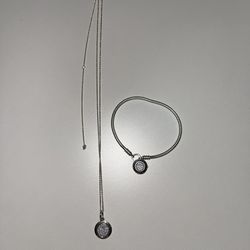 Pandora Necklace And Bracelet 