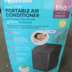 10.000 BTU Dual Hose  Portable A.C + Heater Voice Alexa & Google 