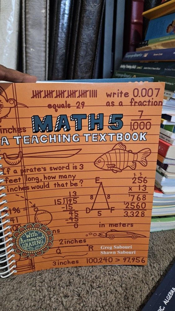 Teaching Textbook Math 5 Workbook Homeschool Curriculum