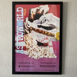 Travis Scott Cactus Jack Astroworld Hip Hop Rap Tour Merch Poster