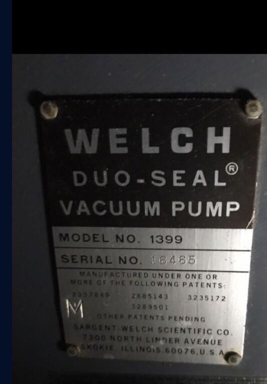 Welch Scientific Commercial Vacuum Pump