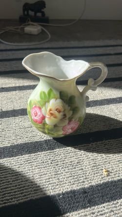 Vintage Flower Pitcher